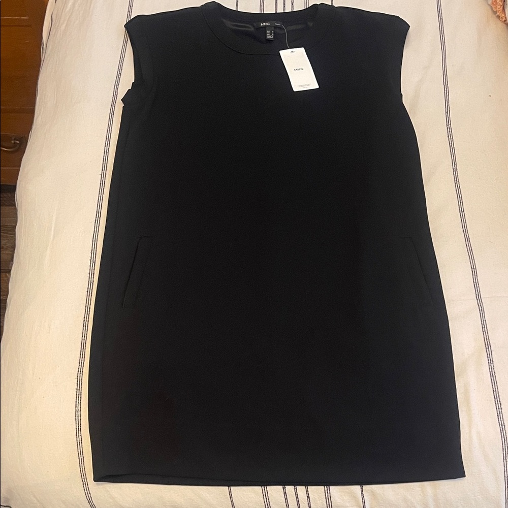 Mango Black Shift Dress